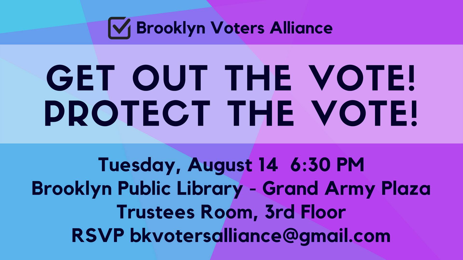 Get Out the Vote event