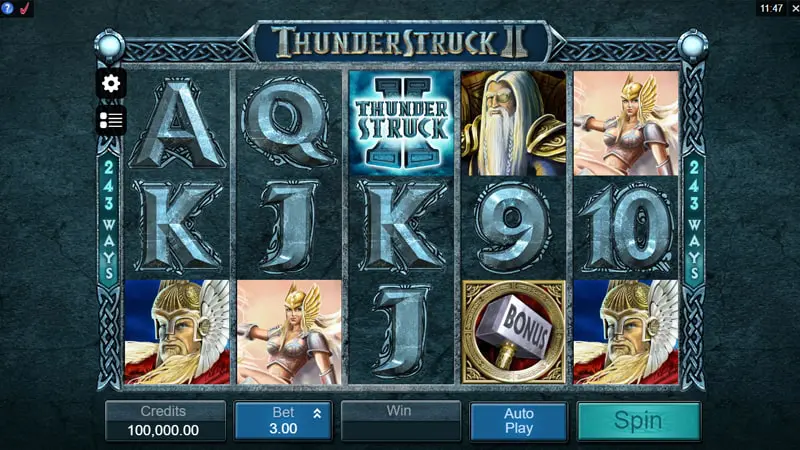 Tips Mendapatkan Bonus di Game Slot Thunderstruck II